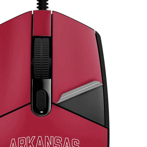 University of Arkansas-Fayetteville Razorbacks Logo G203 Prodigy RGB Wired Gaming Mouse Skin
